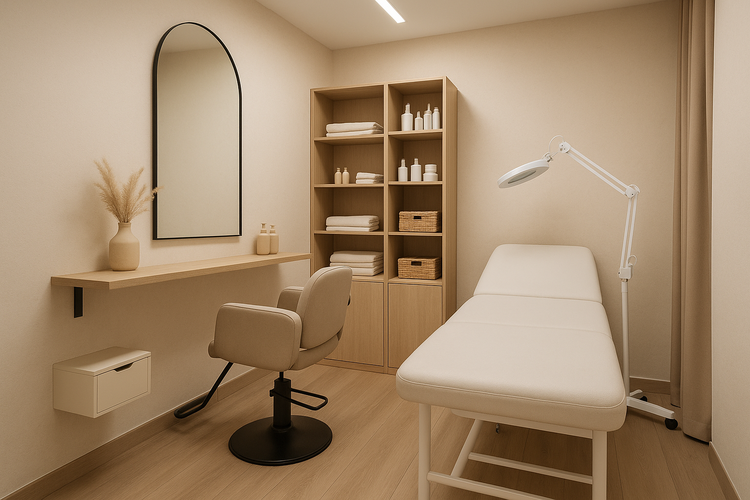 Space-Saving Interior Design Ideas for Small Beauty Salons